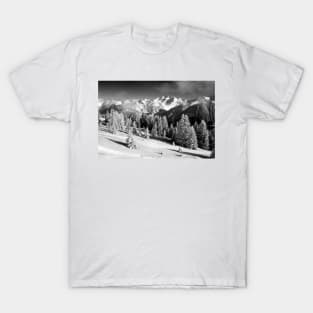 Courchevel 3 Valleys French Alps France T-Shirt